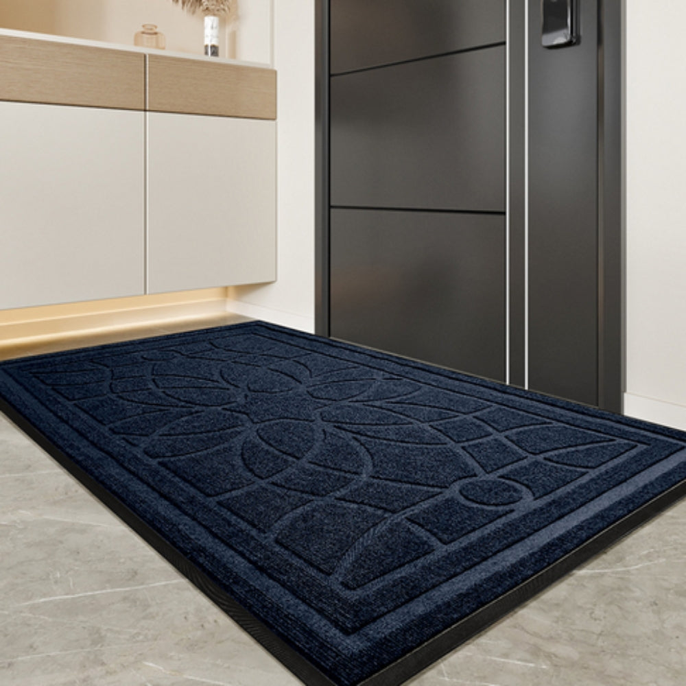 Mandala Pattern Low-Profile Door Mat