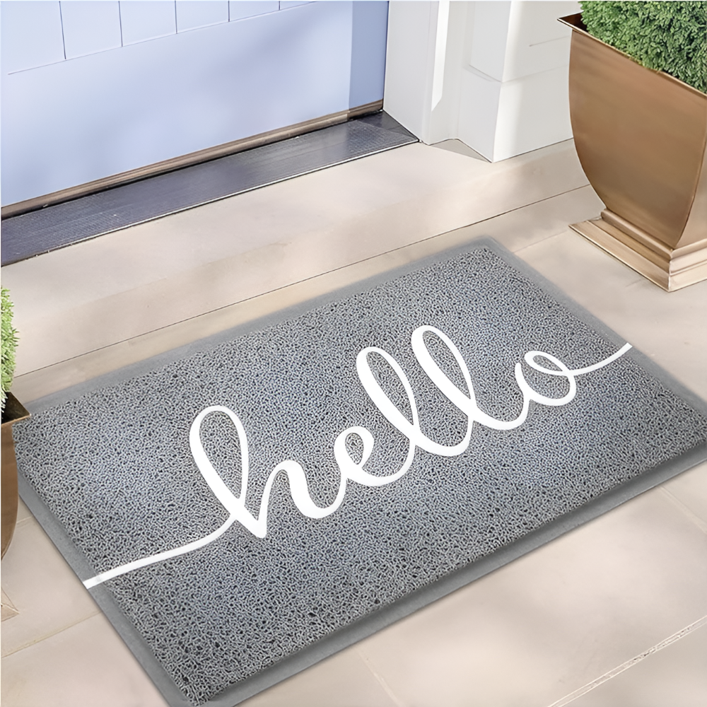 Hello Loop-Pile Door Mat