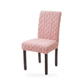 Cable Jacquard Stretch Dining Chair Cover