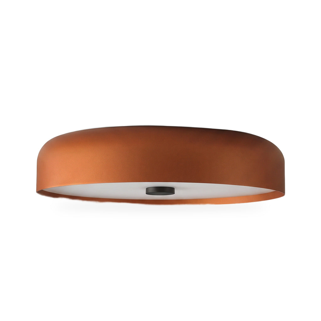 Retro Drum LED Flush Ceiling Light