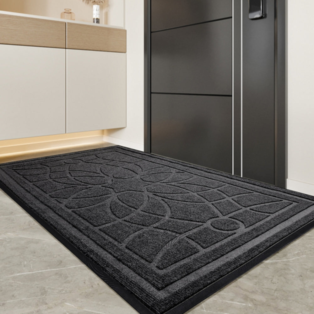 Mandala Pattern Low-Profile Door Mat