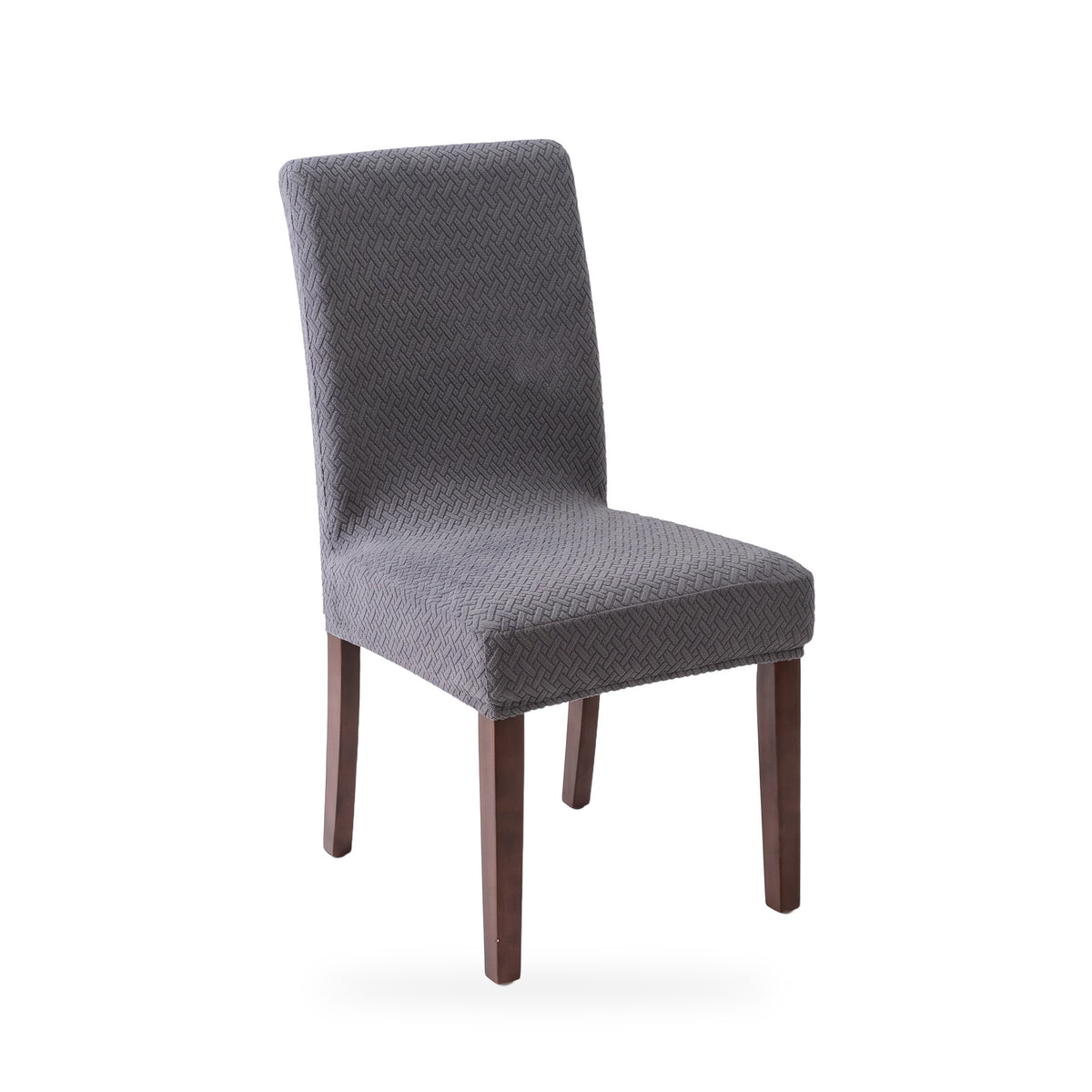 Velvet Jacquard Stretch Dining Chair Cover