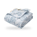 Woven Botanical Sprig Cotton Blanket