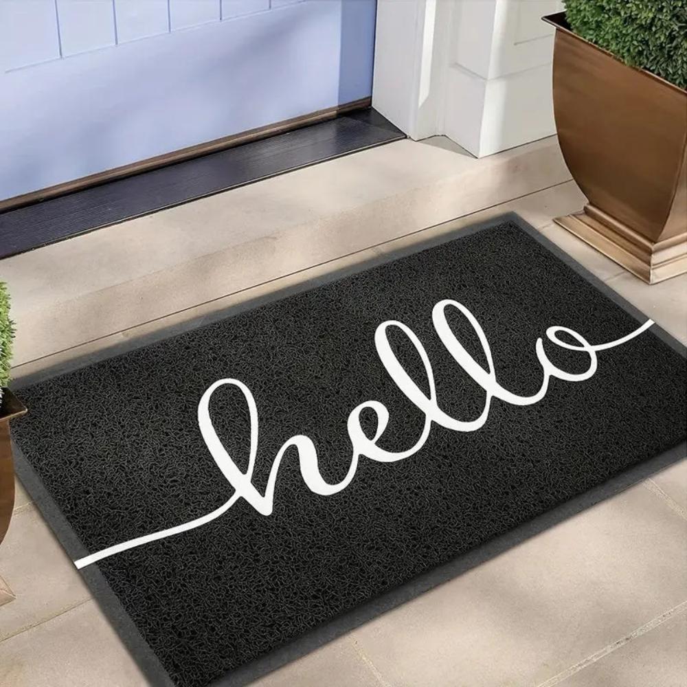 Hello Loop-Pile Door Mat