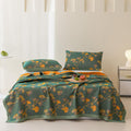 Ginkgo Leaf Jacquard Reversible Coverlet