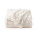 Long-Pile Shaggy Faux Fur Reversible Throw