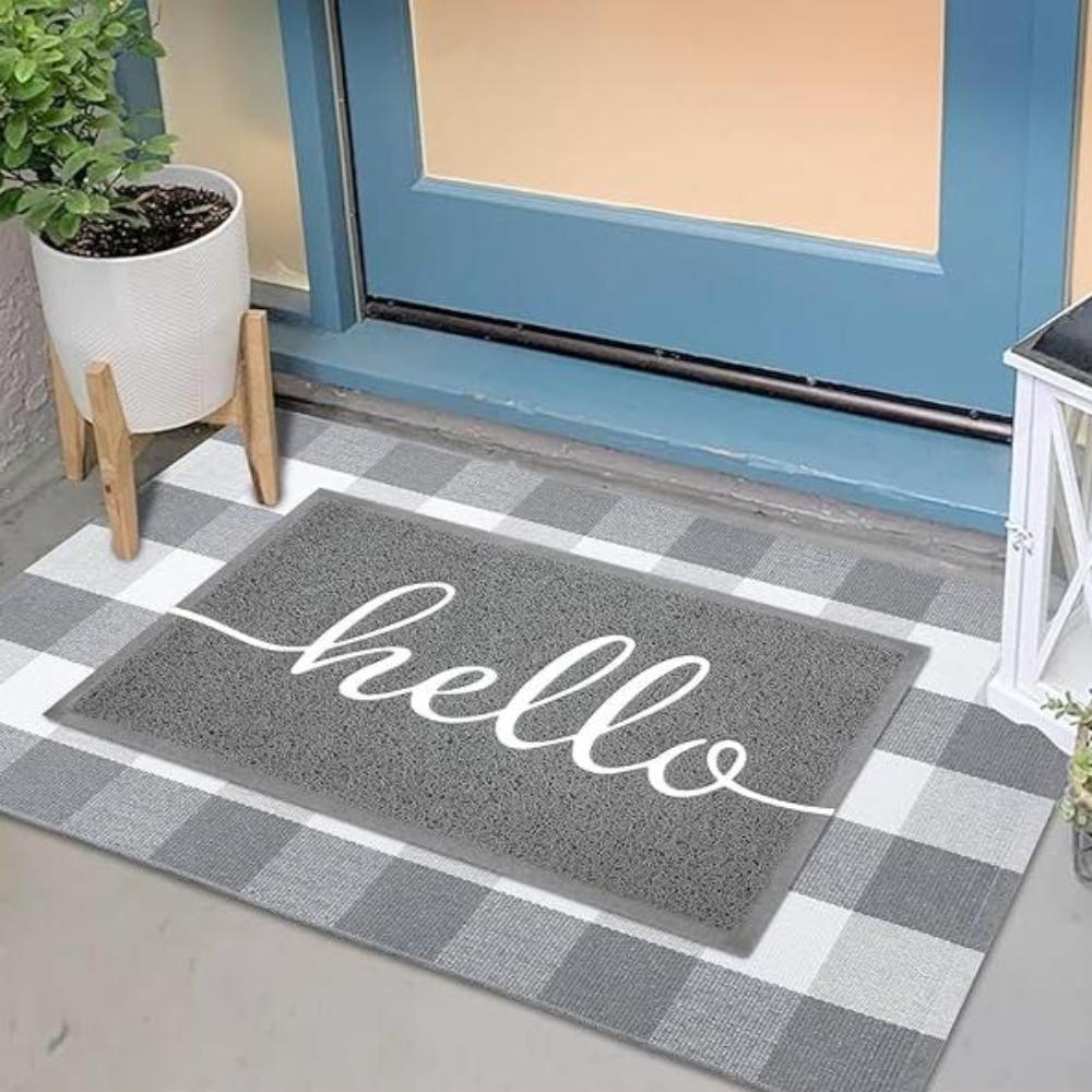 Hello Loop-Pile Door Mat