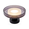Round Glass Disc Flush LED Wall Sconce