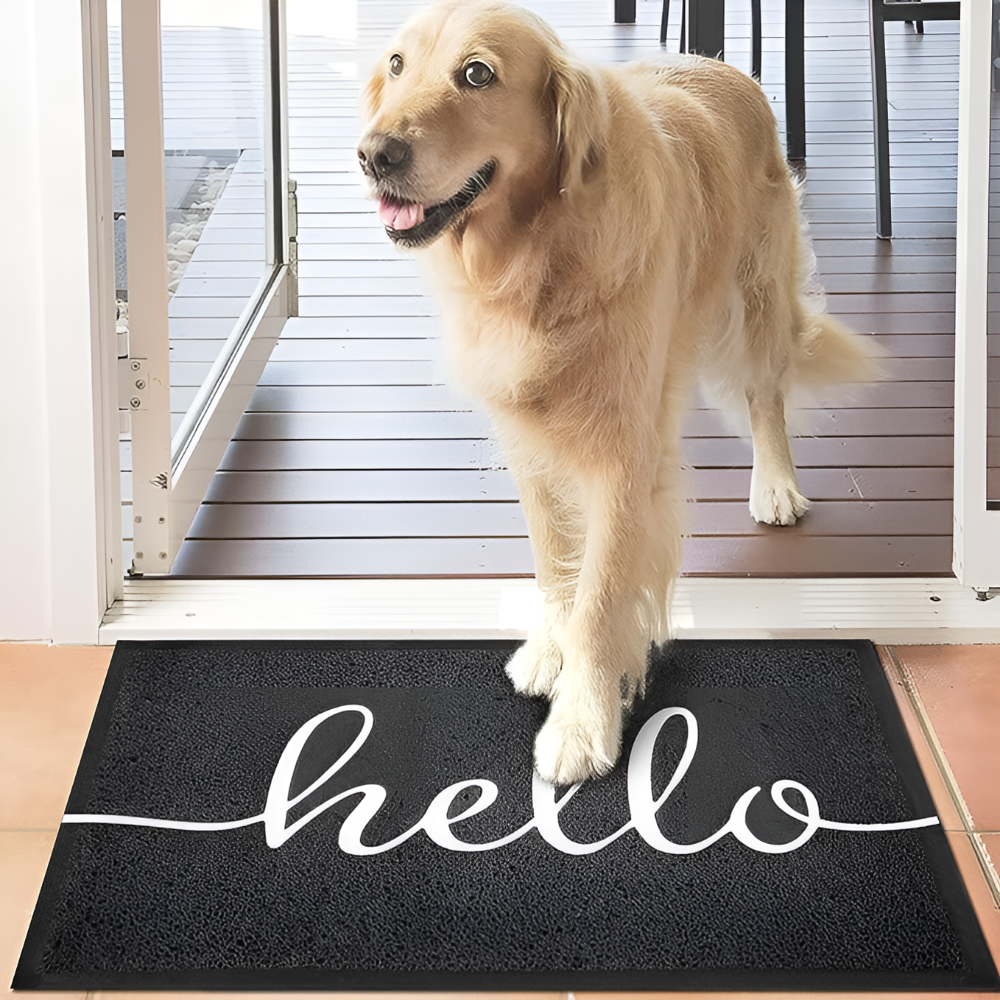 Hello Loop-Pile Door Mat