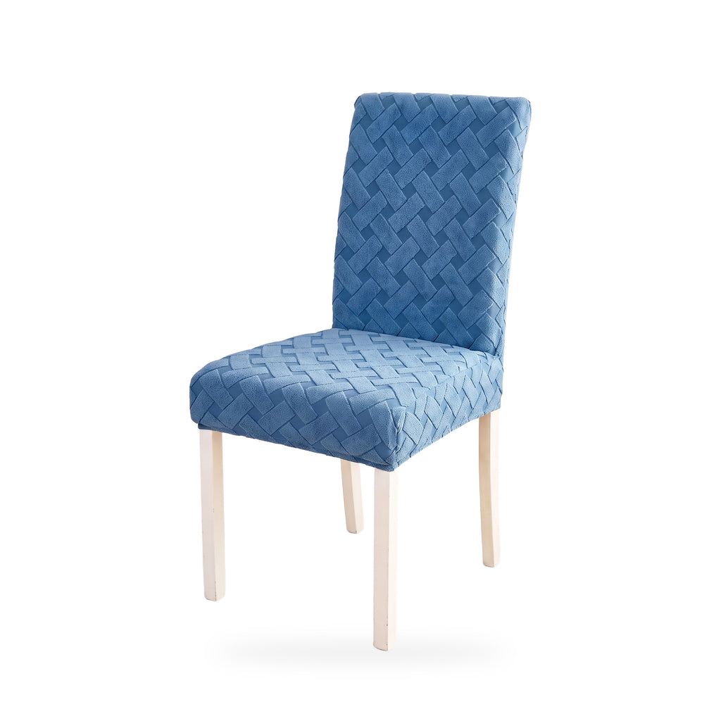 Woven Jacquard Stretch Dining Chair Cover