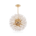Crystal Dandelion Sphere Pendant Chandelier