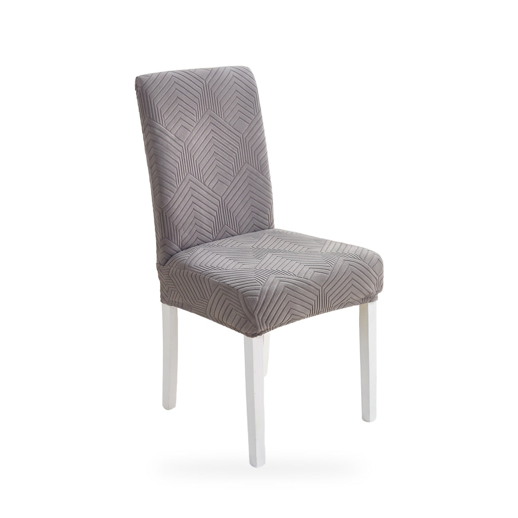 Textured Jacquard Dining Chair Cover
