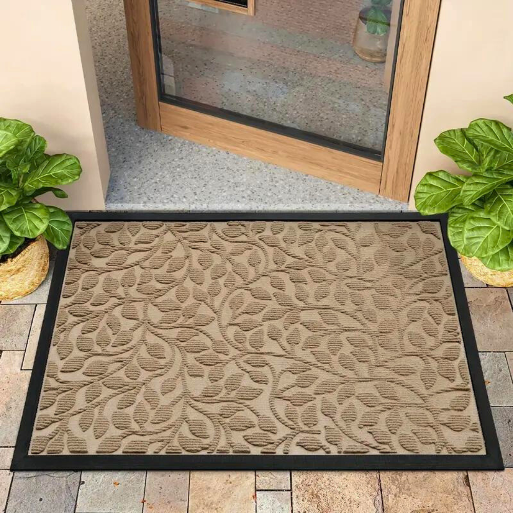 Olive Branch Non-Slip Door Mat