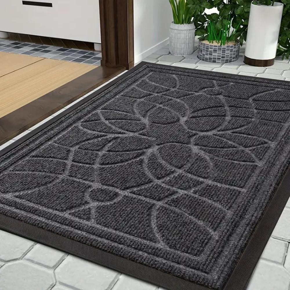 Mandala Pattern Low-Profile Door Mat