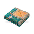 Emerald & Marigold Reversible Botanical Bird Blanket