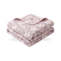 Mauve Rose Reversible Cotton Gauze Blanket