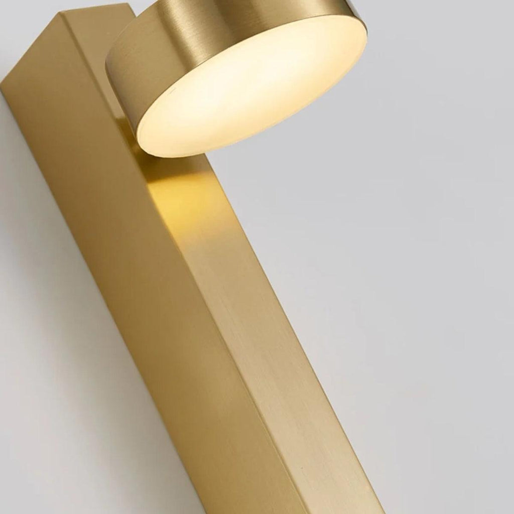 Adjustable Head Wall Sconce Lamp With Dimmer Switch Control