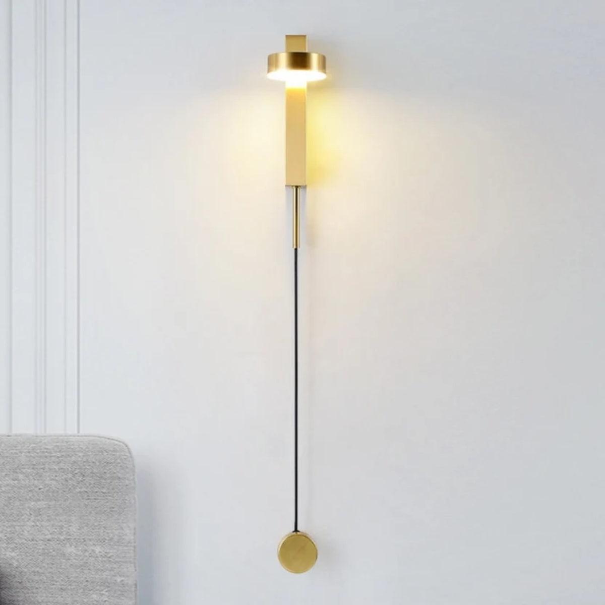 Adjustable Head Wall Sconce Lamp With Dimmer Switch Control