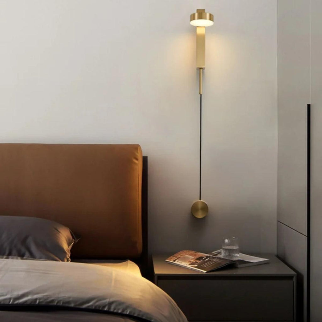 Adjustable Head Wall Sconce Lamp With Dimmer Switch Control