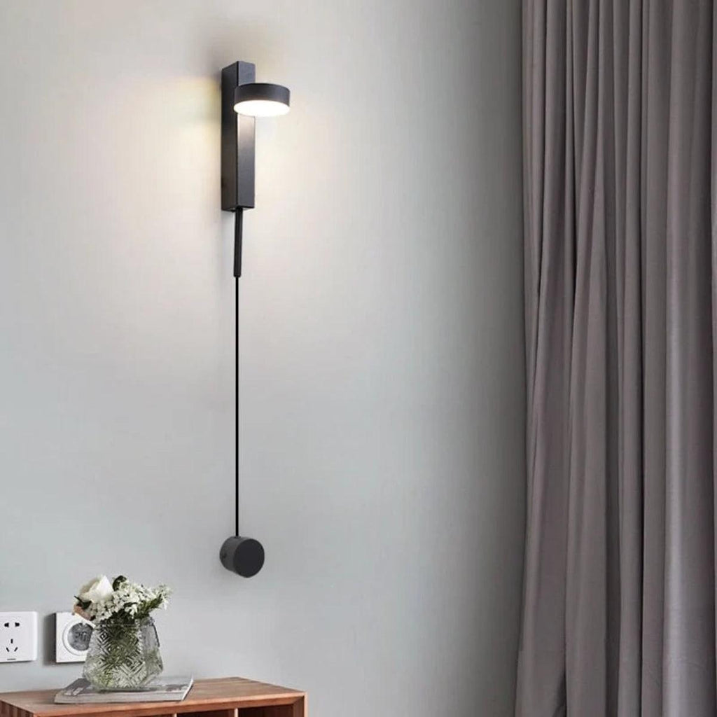 Adjustable Head Wall Sconce Lamp With Dimmer Switch Control
