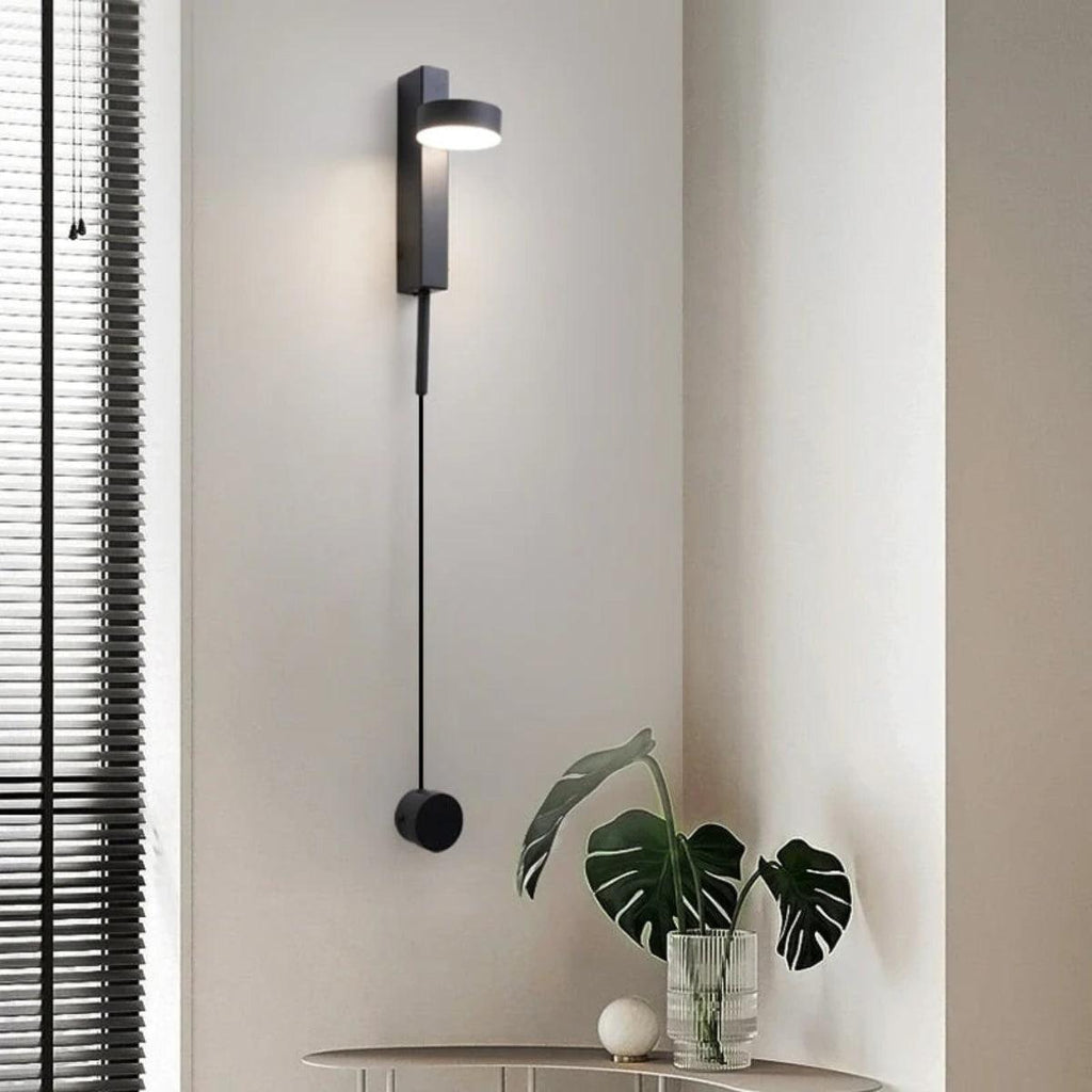 Adjustable Head Wall Sconce Lamp With Dimmer Switch Control
