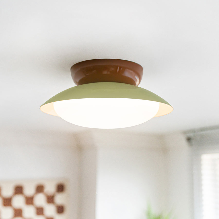 Mushroom Dome LED Flush Ceiling Light