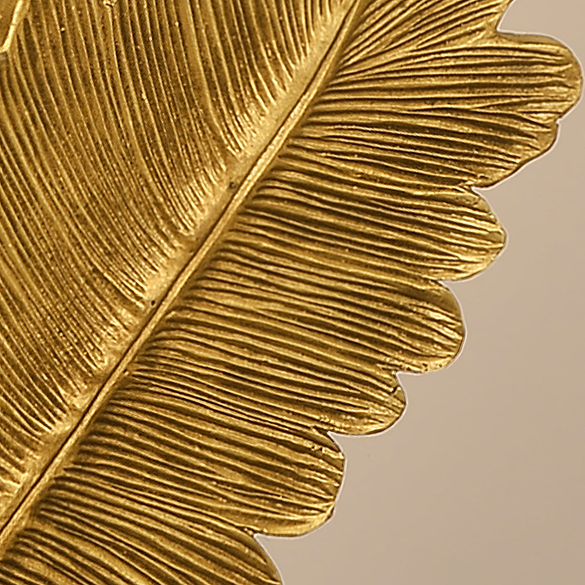 Gold Banana Leaf Marble Table Lamp