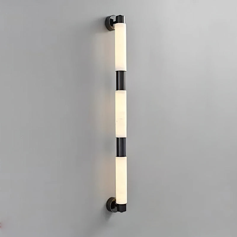 Vertical Alabaster Bar LED Wall Lamp