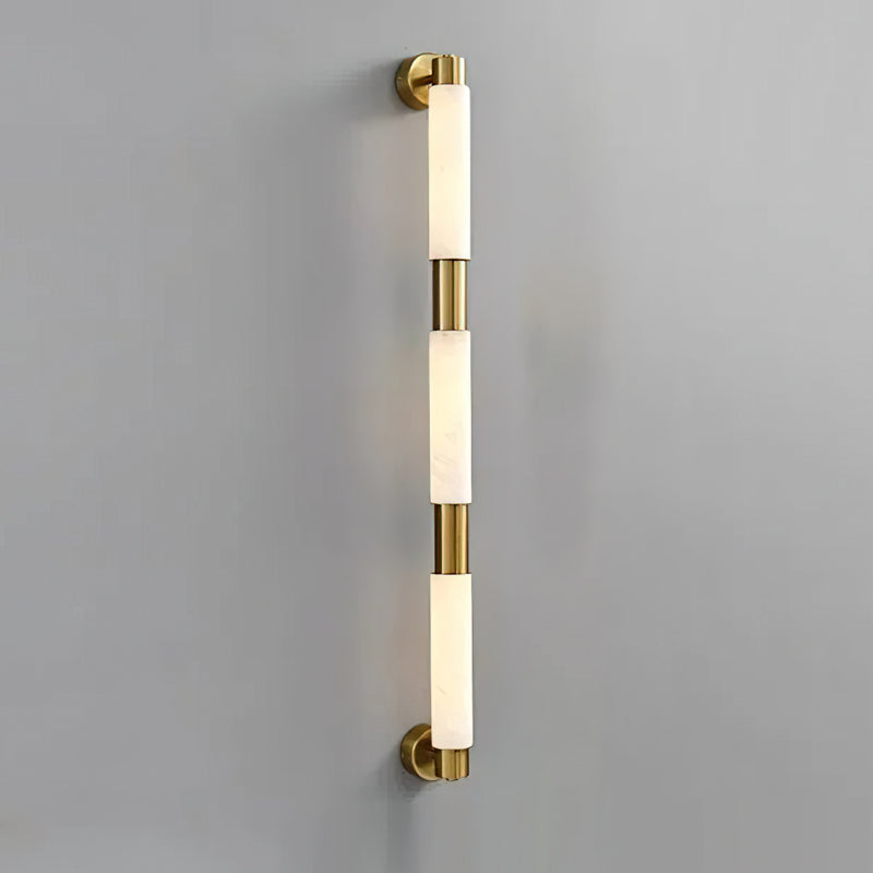 Vertical Alabaster Bar LED Wall Lamp