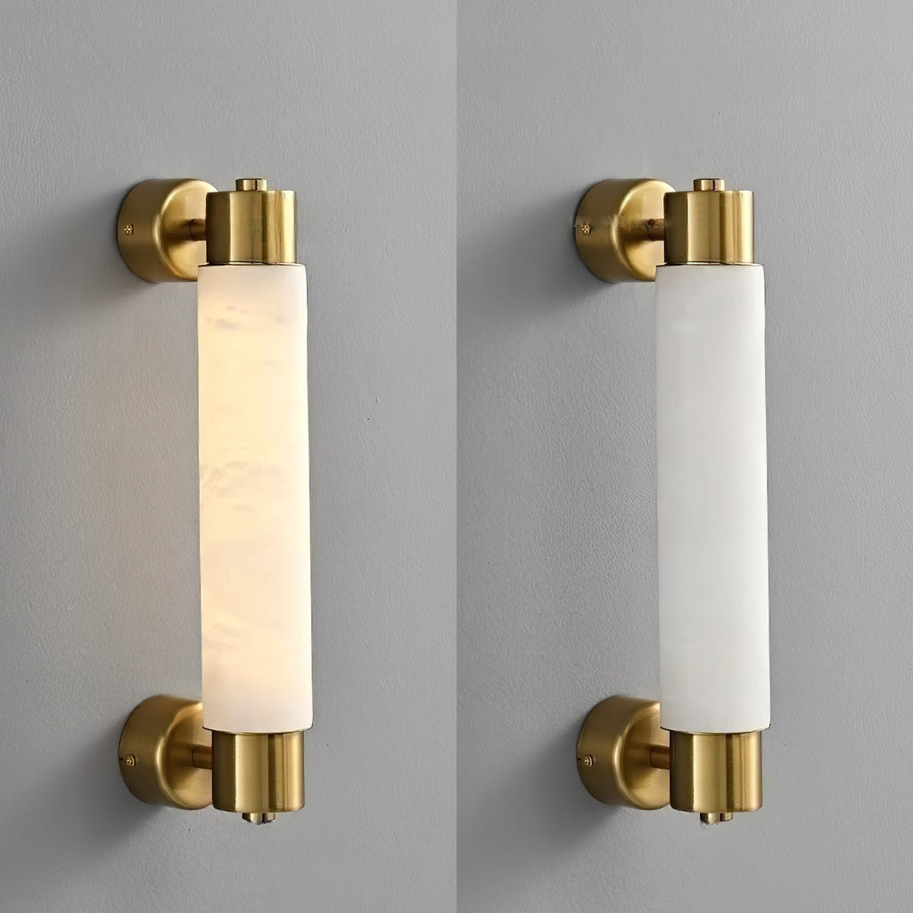 Vertical Alabaster Bar LED Wall Lamp