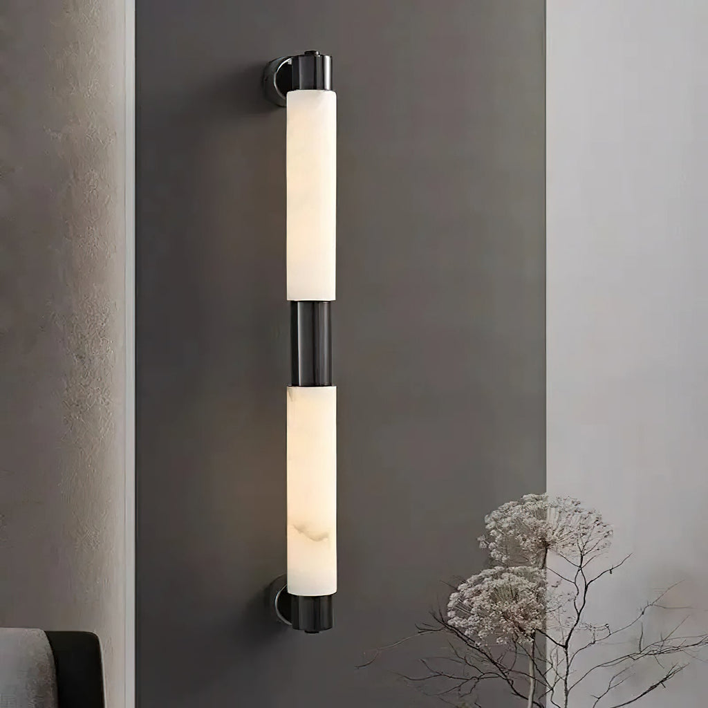 Vertical Alabaster Bar LED Wall Lamp