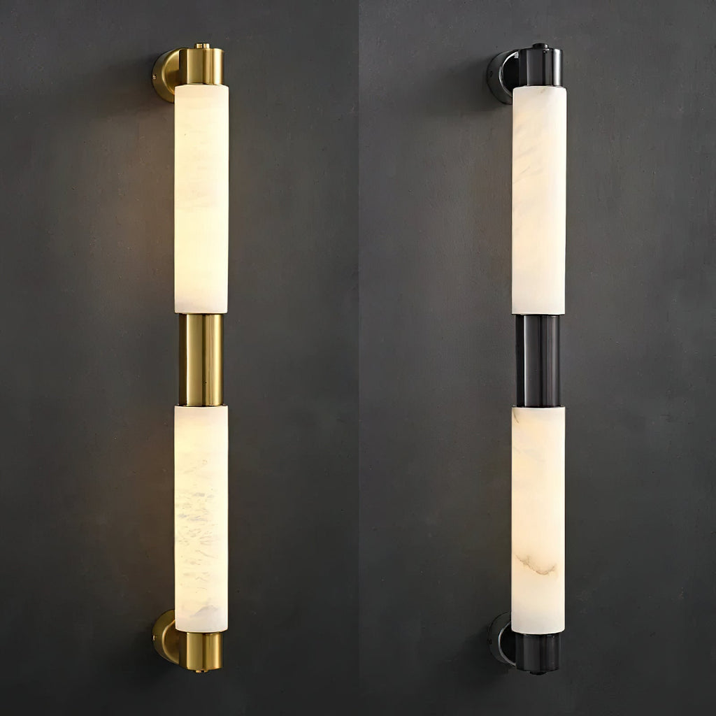 Vertical Alabaster Bar LED Wall Lamp