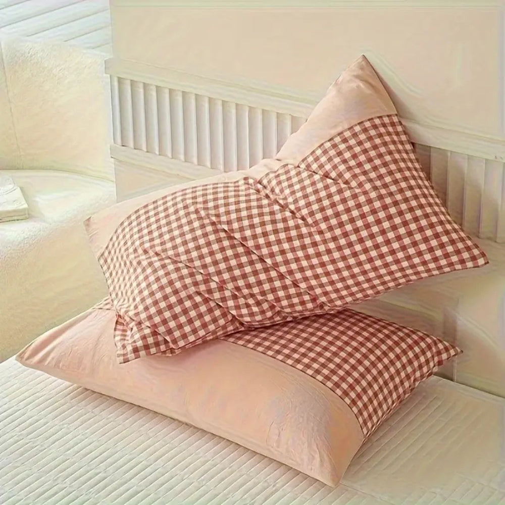 Gingham Check Envelope Pillowcase