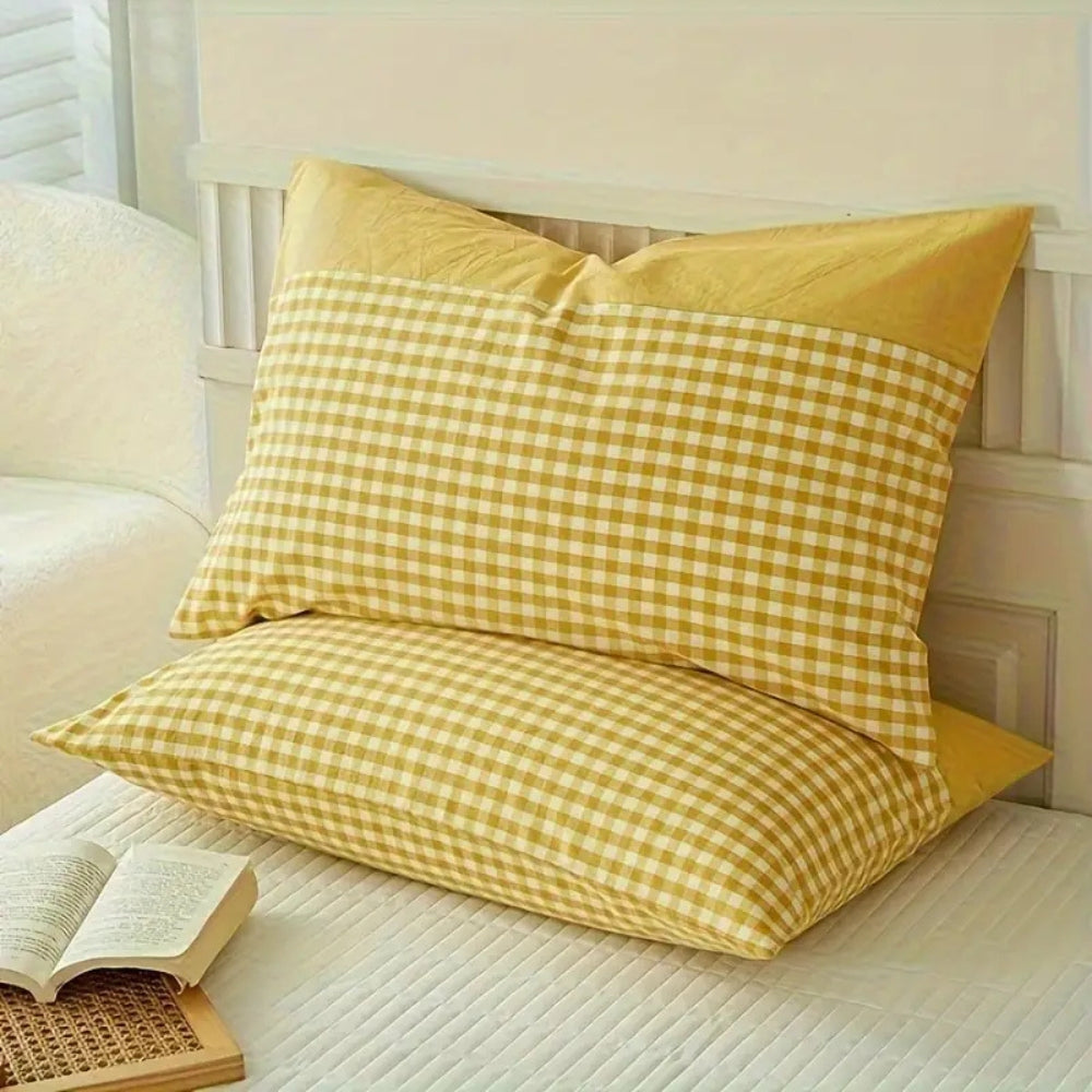 Gingham Check Envelope Pillowcase