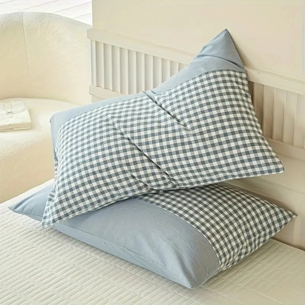 Gingham Check Envelope Pillowcase