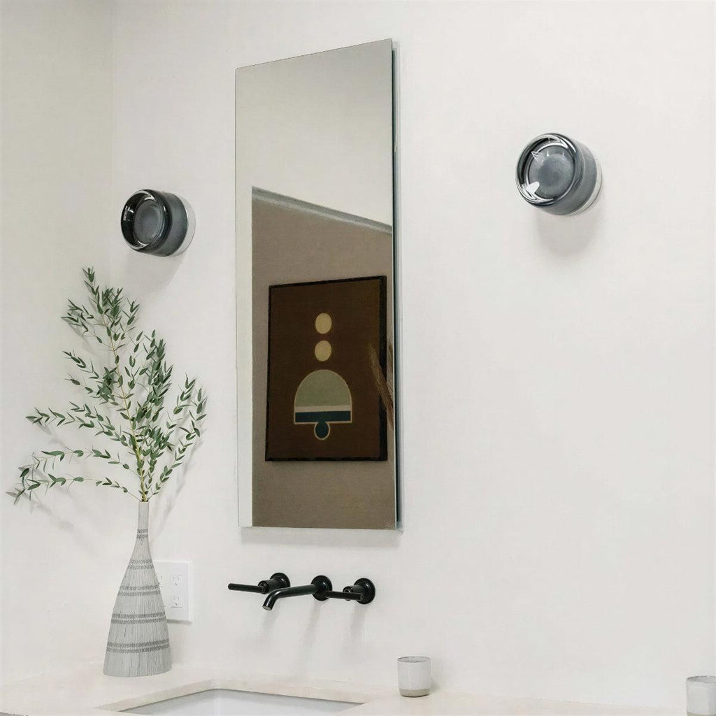 Dimple Wall Sconce Light With Ambient Glow and Round Design
