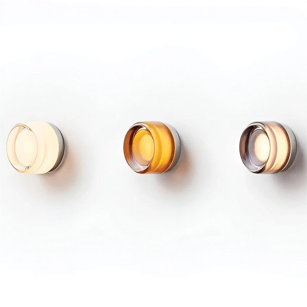 Dimple Wall Sconce Light With Ambient Glow and Round Design
