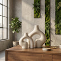 Abstract Arch Hollow Ceramic Vase