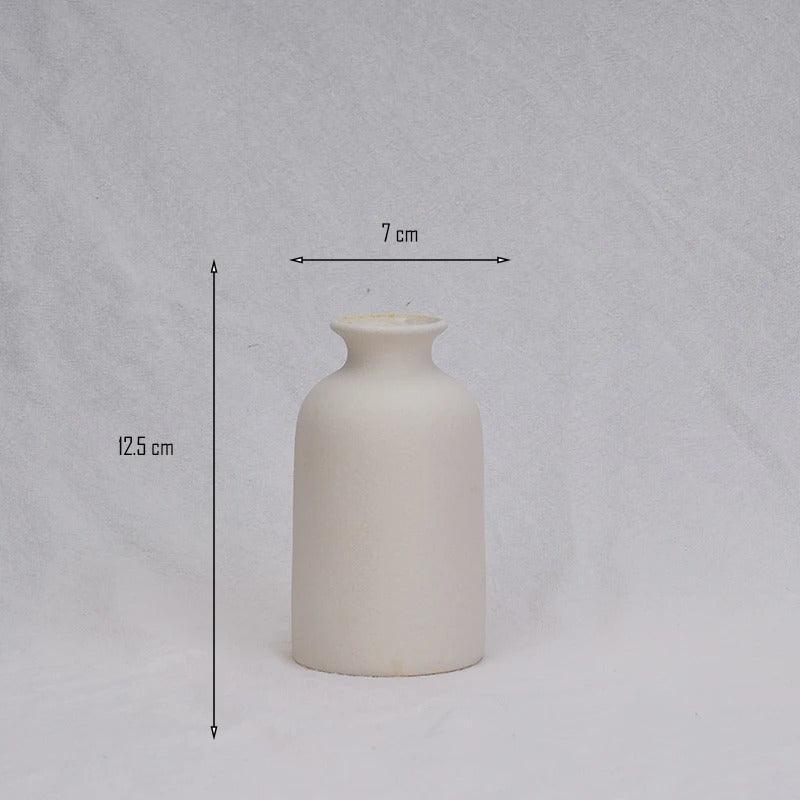 Tapered Speckled Clay Vase - view 11