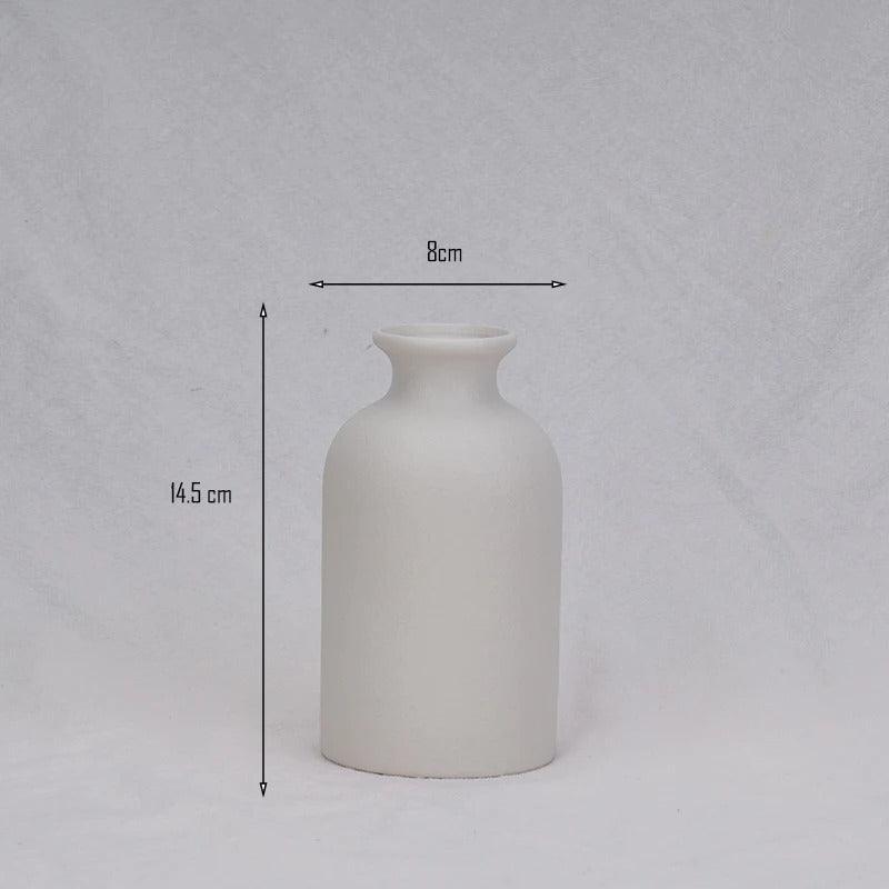Tapered Speckled Clay Vase - view 12