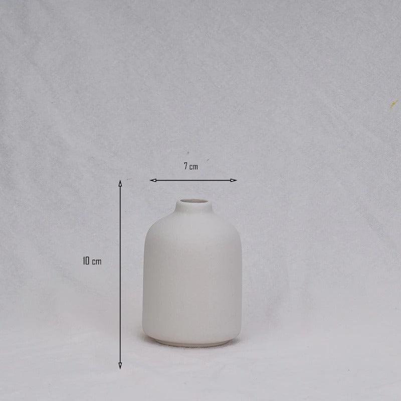Tapered Speckled Clay Vase - view 13
