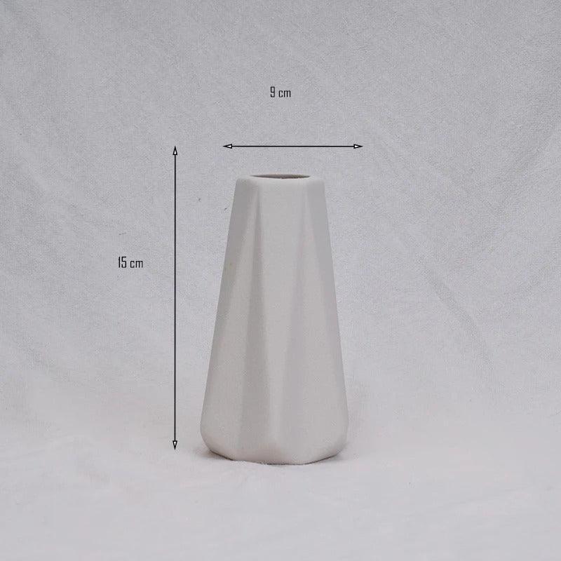 Tapered Speckled Clay Vase - view 14