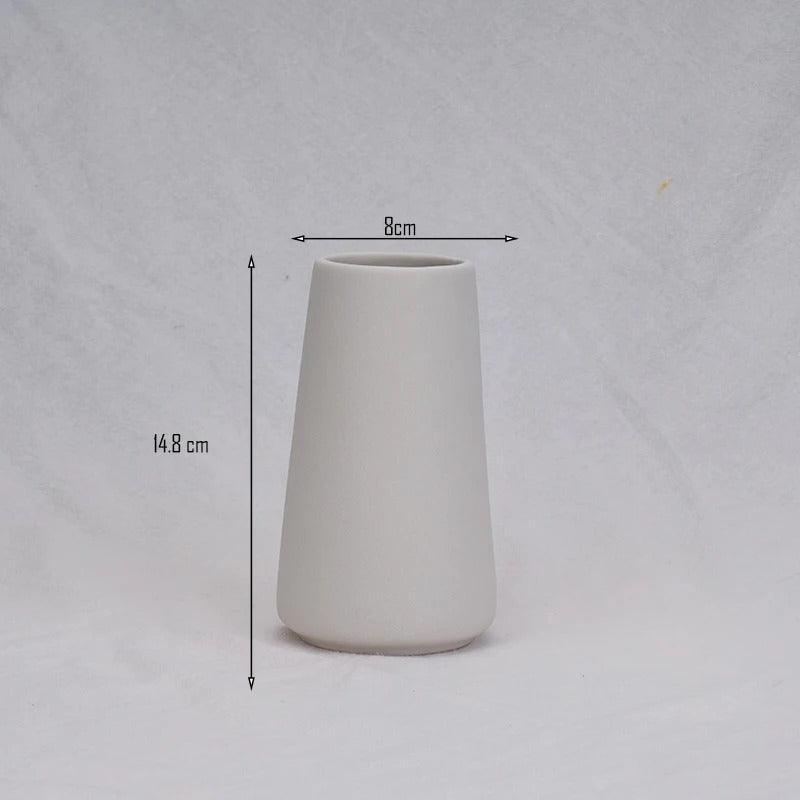 Tapered Speckled Clay Vase - view 15
