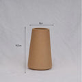 Tapered Speckled Clay Vase - view 2