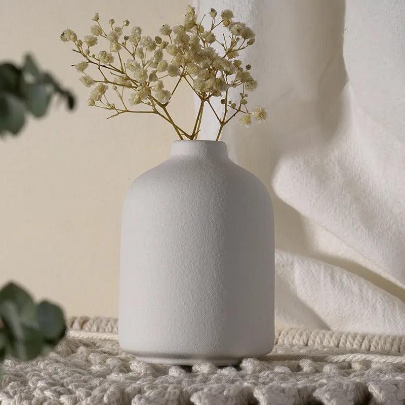 Tapered Speckled Clay Vase - view 4