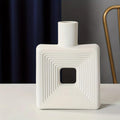 Square Relief Donut Vase - view 2