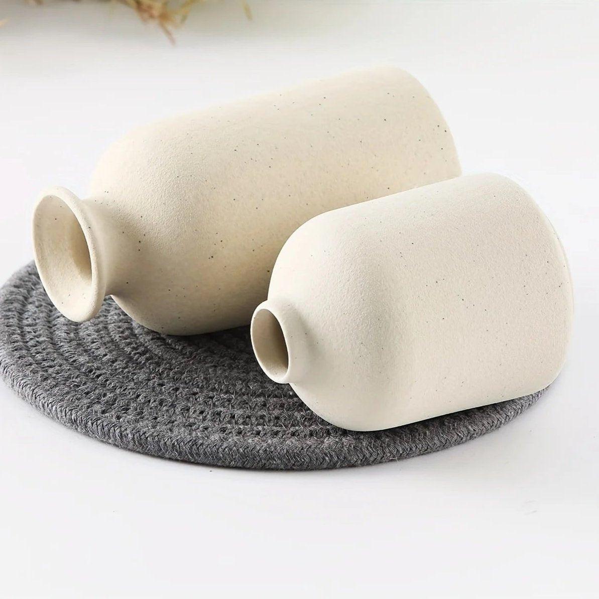 Speckled Ceramic Vase Set of 3 - view 2