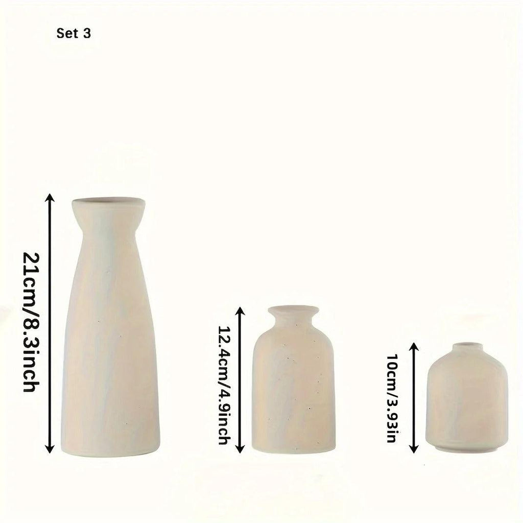 Speckled Ceramic Vase Set of 3 - view 3