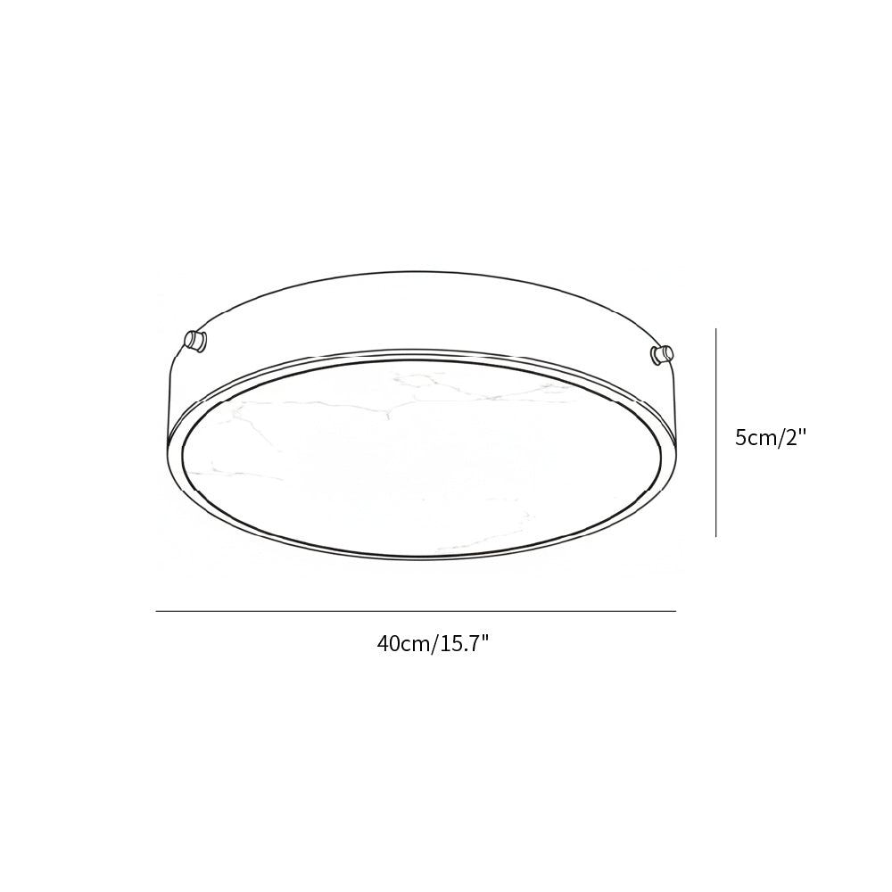 Ultra-Thin Veined Panel LED Ceiling Light