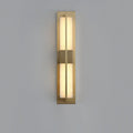 Banded Alabaster Panel LED Wall Lamp